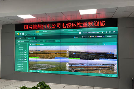 LCD液晶拼接單元-江蘇國網(wǎng)某市電纜運(yùn)檢室項(xiàng)目